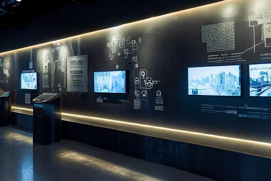 展廳設(shè)計(jì)，展廳設(shè)計(jì)效果圖，九來九往展廳設(shè)計(jì)公司